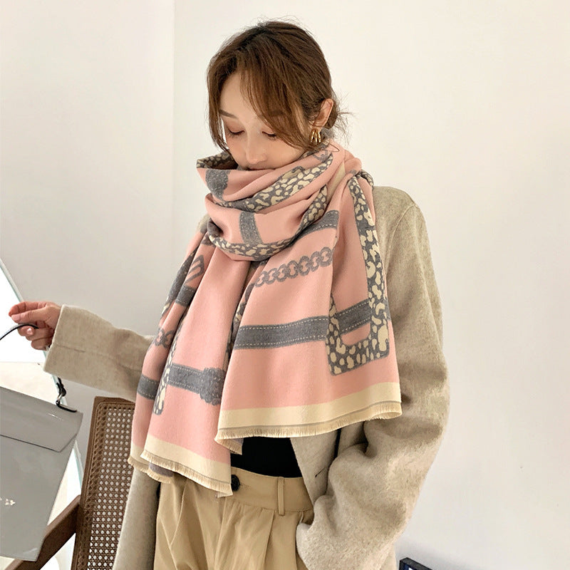 Women's Double Sided Cashmere Scarf