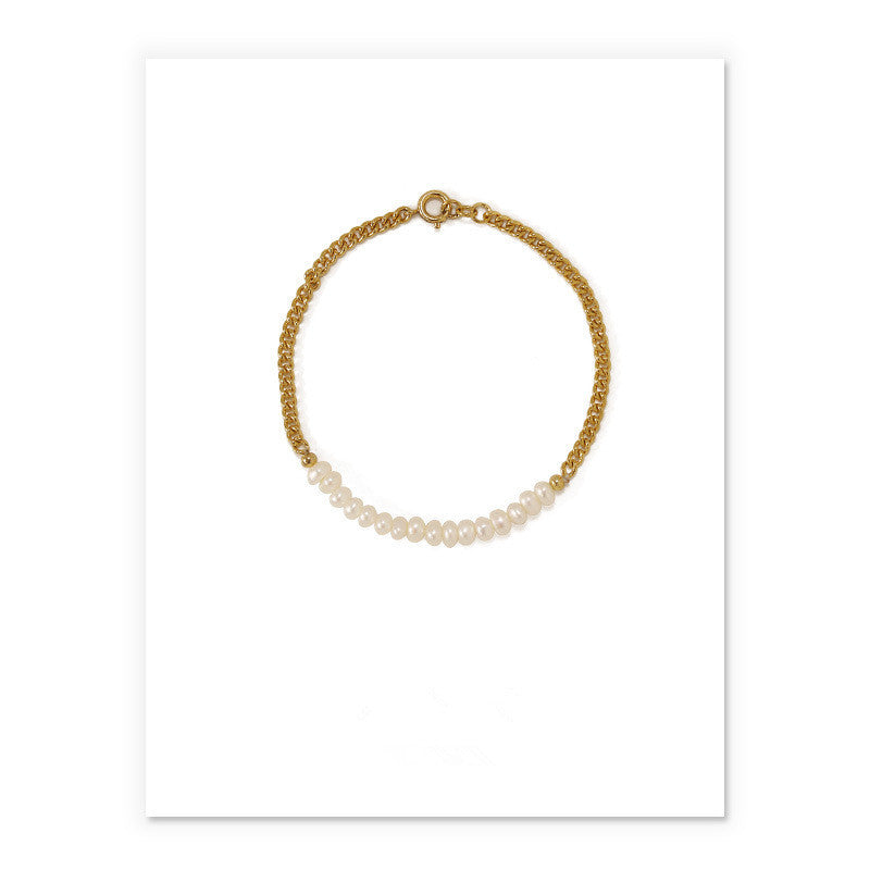 Natural Baroque pearl bracelet
