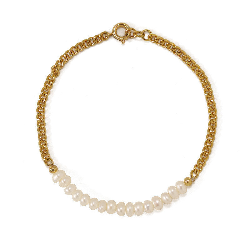 Natural Baroque pearl bracelet