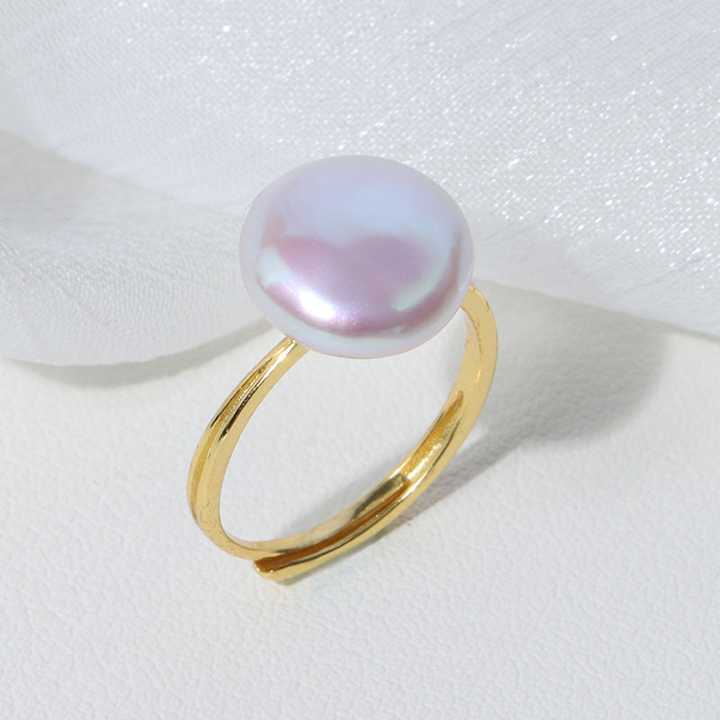 Natural Baroque Pearl Ring