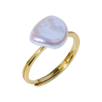 Natural Baroque Pearl Ring