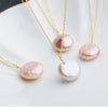 Natural Baroque Pearl Sterling Silver Necklace
