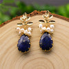 Natural Freshwater Baroque Pearl Earrings