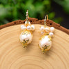 Natural Freshwater Baroque Pearl Earrings