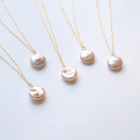 Natural Baroque Pearl Sterling Silver Necklace
