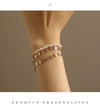 Natural Baroque pearl bracelet