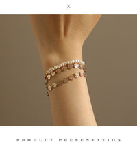 Natural Baroque pearl bracelet