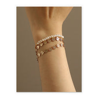 Natural Baroque pearl bracelet