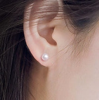 Natural Strong Luster Freshwater pearl earrings