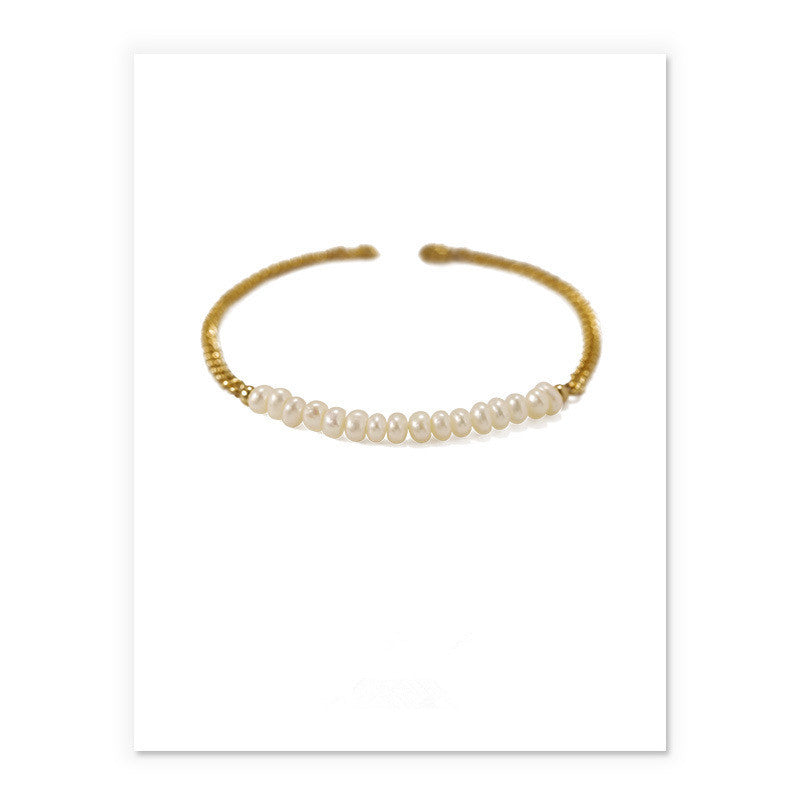 Natural Baroque pearl bracelet