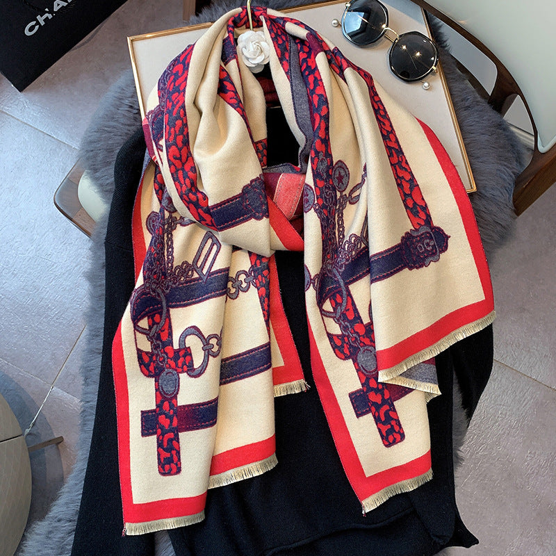 Women's Double Sided Cashmere Scarf