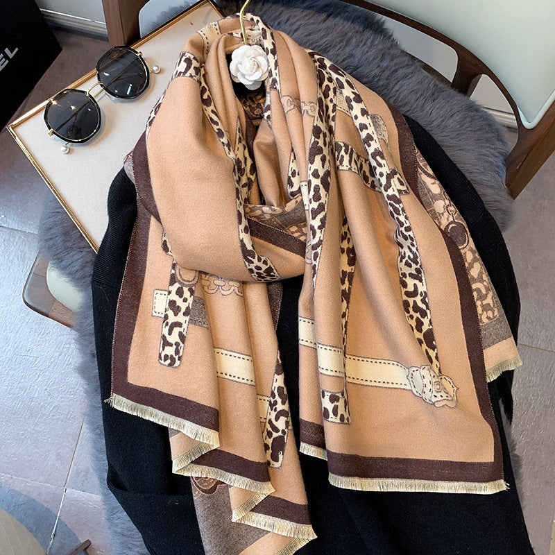 Women's Double Sided Cashmere Scarf