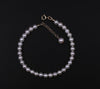Natural Round Strong Luster Freshwater pearl bracelet