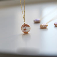 Natural Baroque Pearl Sterling Silver Necklace