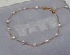 Natural Freshwater Pearl 18k Gold Bracelet