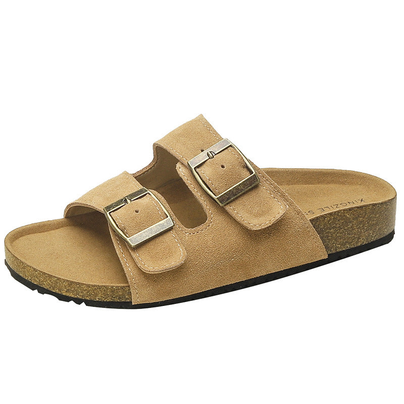 Women's Fashion Genuine Leather Sandals/Slippers
