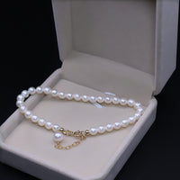 Natural Round Strong Luster Freshwater pearl bracelet