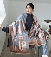 Women's Double Sided Cashmere Scarf