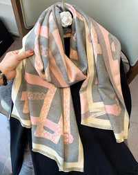 Women's Double Sided Cashmere Scarf