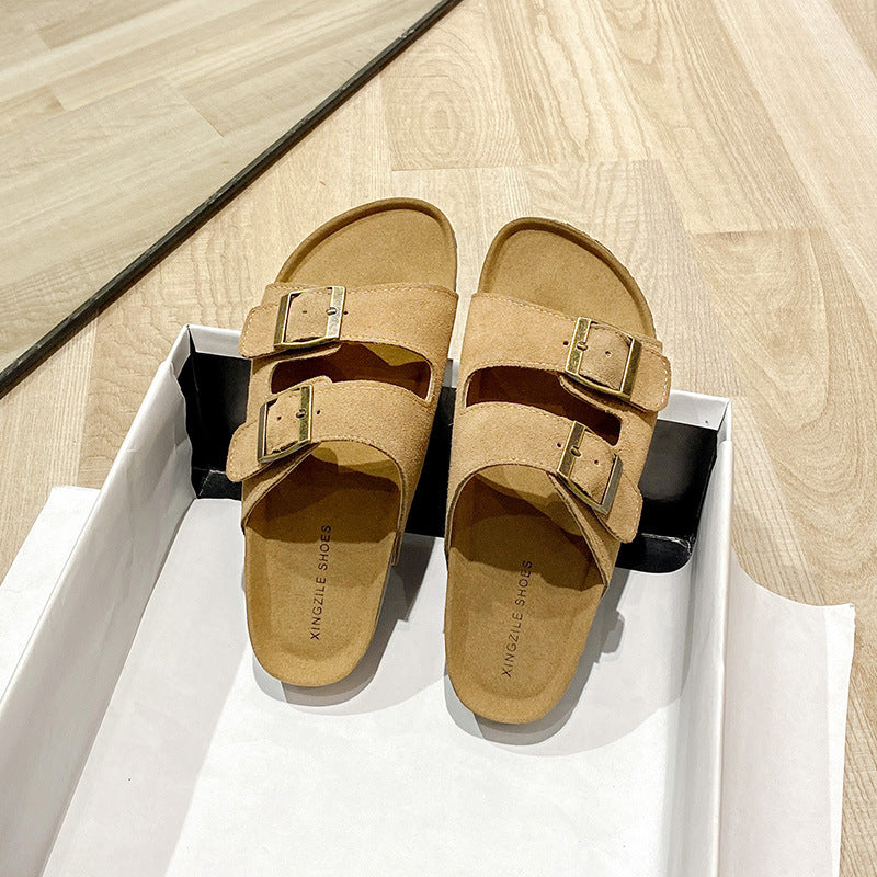 Women's Fashion Genuine Leather Sandals/Slippers