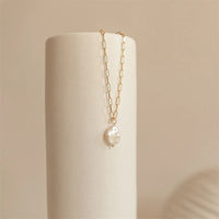 Freshwater Pearl Stainless Steel Necklace