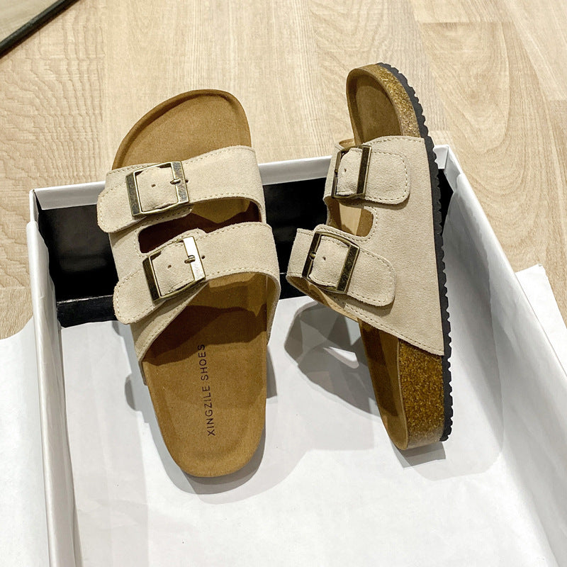 Women's Fashion Genuine Leather Sandals/Slippers